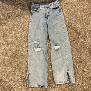 Cute Girls Wide Leg Jeans